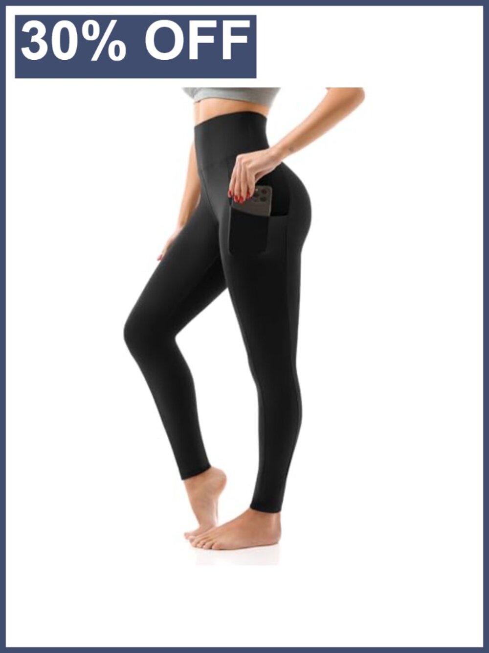 High Waisted Yoga Leggings with Pockets